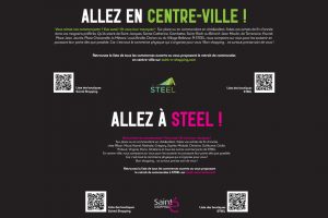 Advertising Steel Saint Etienne local shoppers
